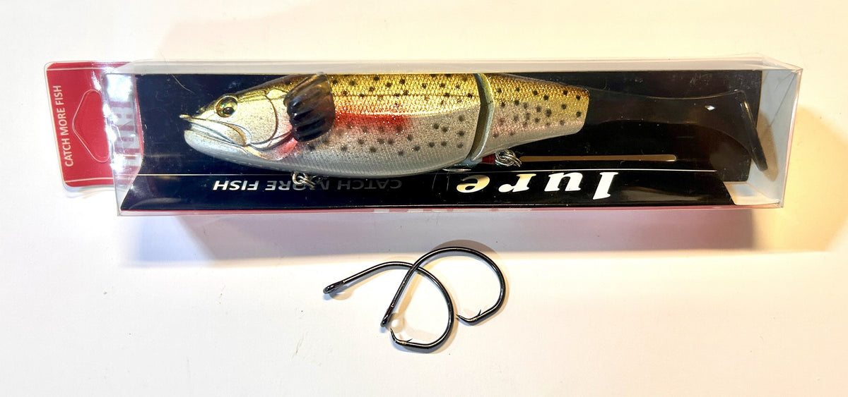 6.25" Paddle Tail Swimbait 1.3oz Slow Sink Bass Pike Lure