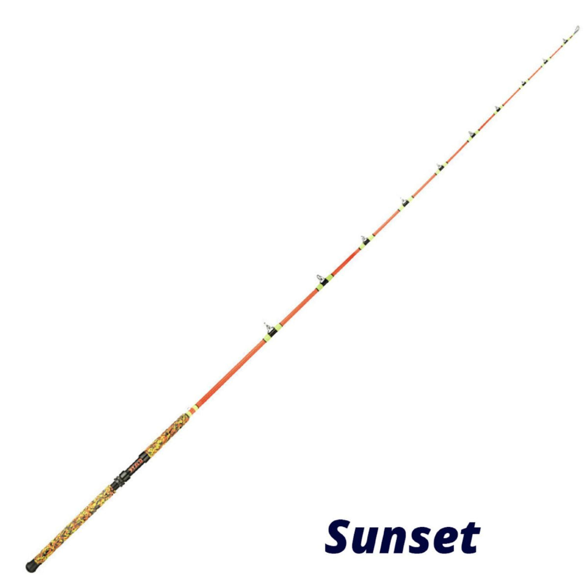 MK 7'6" Rods - Mad Katz Catfish Casting Rod, 1-Piece Medium-Heavy Carbon Fiber, Camo EVA Non-Slip Grip