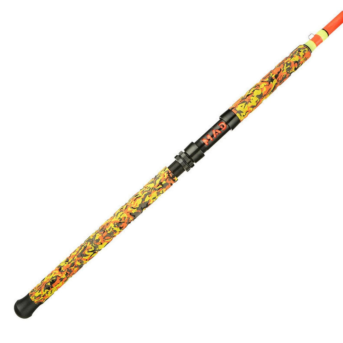 MK 7'6" Rods - Mad Katz Catfish Casting Rod, 1-Piece Medium-Heavy Carbon Fiber, Camo EVA Non-Slip Grip