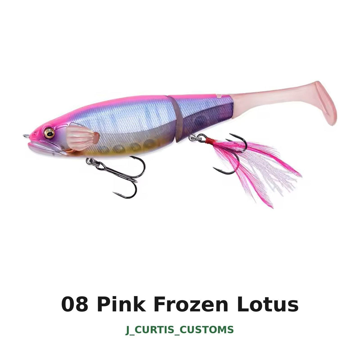 6.25" Paddle Tail Swimbait 1.3oz Slow Sink Bass Pike Lure