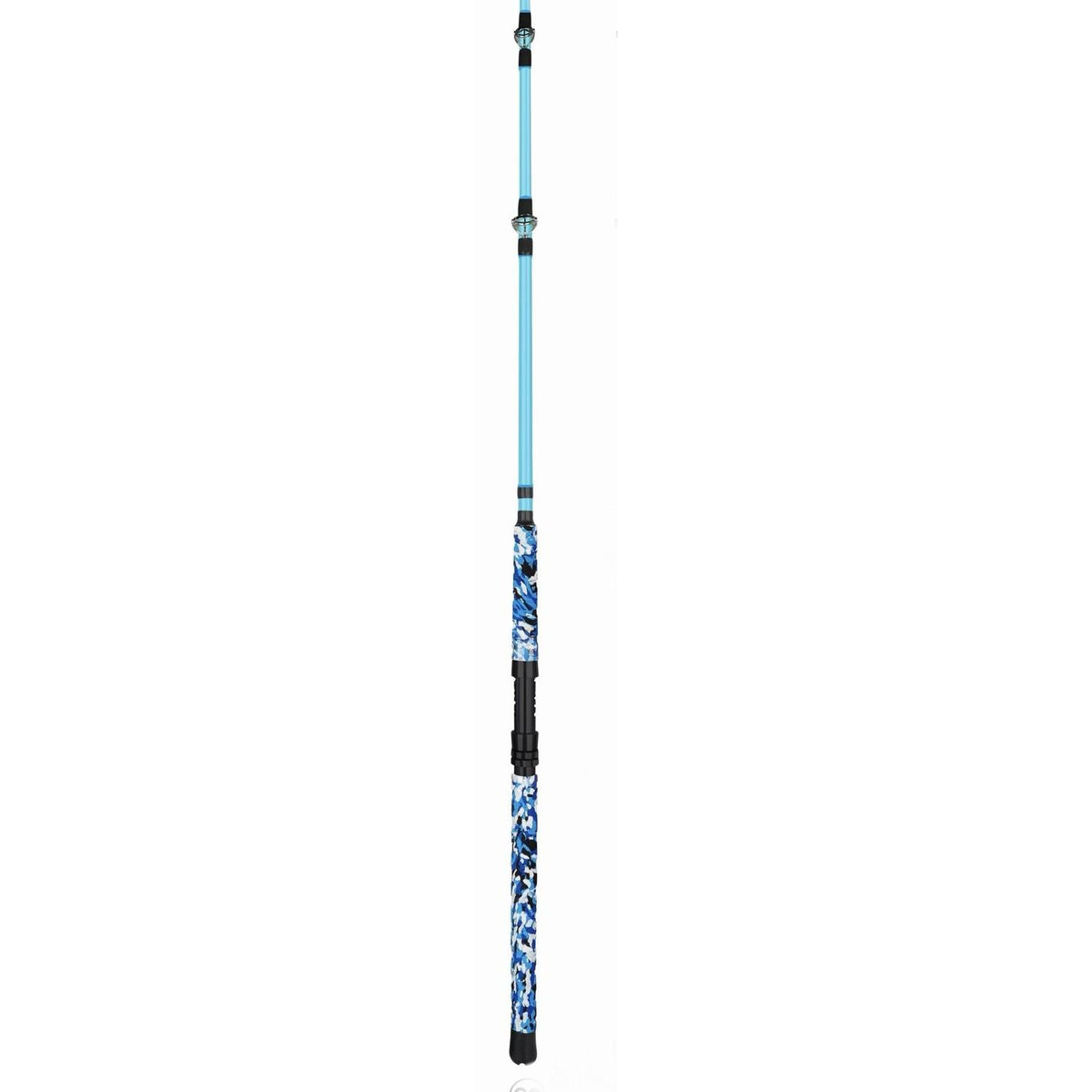 MK 7'6" Rods - Mad Katz Catfish Casting Rod, 1-Piece Medium-Heavy Carbon Fiber, Camo EVA Non-Slip Grip