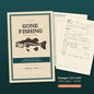 Gone Fishing: Trip-by-Trip Catch and Conditions Tracker with Photo Pages (Fishing Log Book, Paperback, 114 Pages)