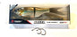 2-Section Glide Swimbait with Bonus 3pack of Alt. Color tails, Slow-Sinking, 8.5 in