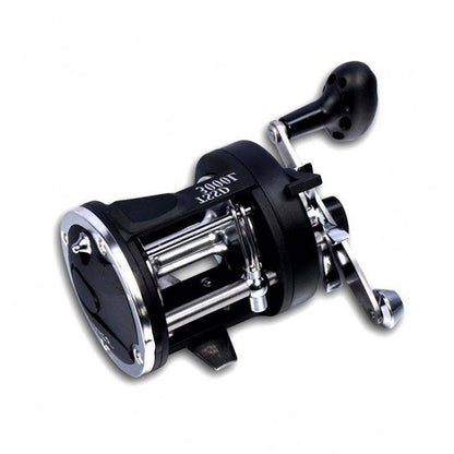 Metal Trolling Drum Reel TSSD4000 - Right Hand, Aluminum Spool, 40 lb Max Drag, 3.8:1 Gear Ratio Saltwater Round Reel