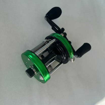 Seehoo 6500 Round Baitcasting Reel, Green - Right Hand, 4+1 Stainless Bearings, 5.3:1 Gear Ratio, Full Stainless Steel