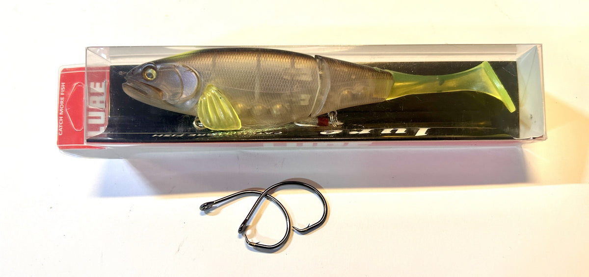 6.25" Paddle Tail Swimbait 1.3oz Slow Sink Bass Pike Lure