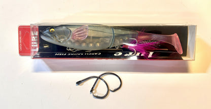6.25" Paddle Tail Swimbait 1.3oz Slow Sink Bass Pike Lure