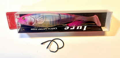6.25" Paddle Tail Swimbait 1.3oz Slow Sink Bass Pike Lure