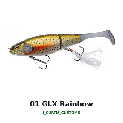 6.25" Paddle Tail Swimbait 1.3oz Slow Sink Bass Pike Lure