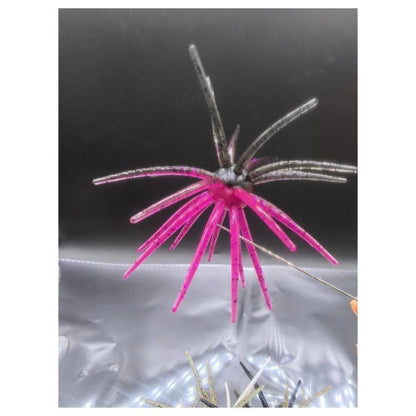 Hookset Hybrid 20mm Urchin Lure Color Pack - All 9 Hybrid Colors, 100% TPE Two-Tone Soft Urchin Baits for Bass, J_Curtis_Customs