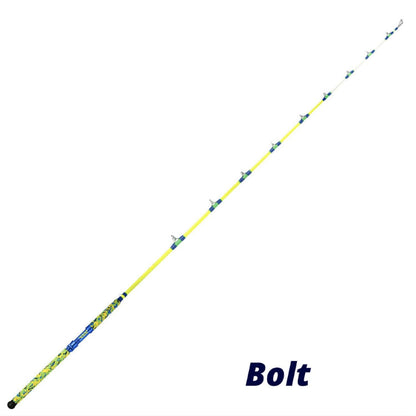 MK 7'6" Rods - Mad Katz Catfish Casting Rod, 1-Piece Medium-Heavy Carbon Fiber, Camo EVA Non-Slip Grip