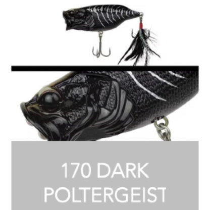Adusta Neo Rean 68 Popper JDM Japanese Topwater Bass Lure 2.68in 0.46oz Walk-the-Dog Chugger BKK Hooks