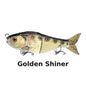 J_Curtis_Customs 5.3" 2-Section Glide Swimbait 1.35oz Slow Sinking Jointed Glide Bait Lure for Bass, Pike, Muskie, Trout & Walleye - 16 Colors