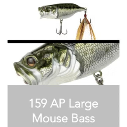Adusta Neo Rean 68 Popper JDM Japanese Topwater Bass Lure 2.68in 0.46oz Walk-the-Dog Chugger BKK Hooks