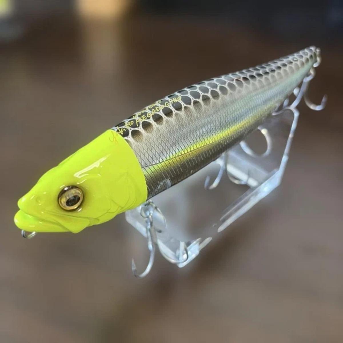 Megabass Megadog 180 M Chart Head Topwater Pencil Bait 7.1in 2.5oz Floating Walk the Dog Big Bait for Striped Bass New in Box Japan
