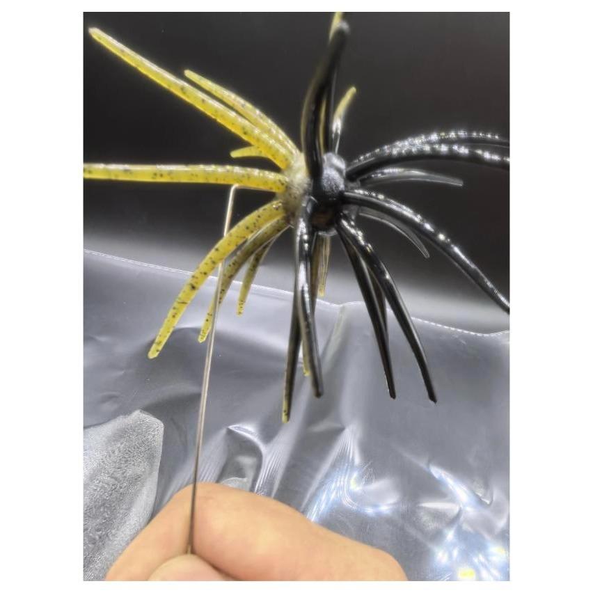 Hookset Hybrid 20mm Urchin Lure Color Pack - All 9 Hybrid Colors, 100% TPE Two-Tone Soft Urchin Baits for Bass, J_Curtis_Customs