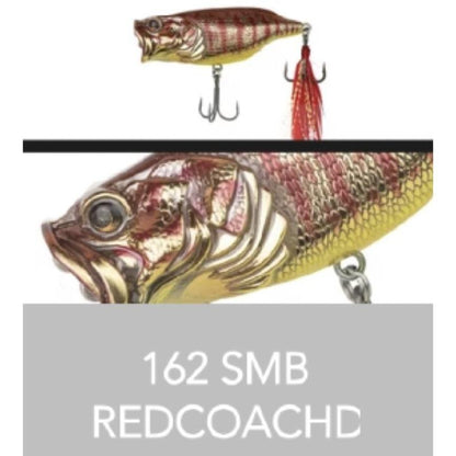 Adusta Neo Rean 68 Popper JDM Japanese Topwater Bass Lure 2.68in 0.46oz Walk-the-Dog Chugger BKK Hooks