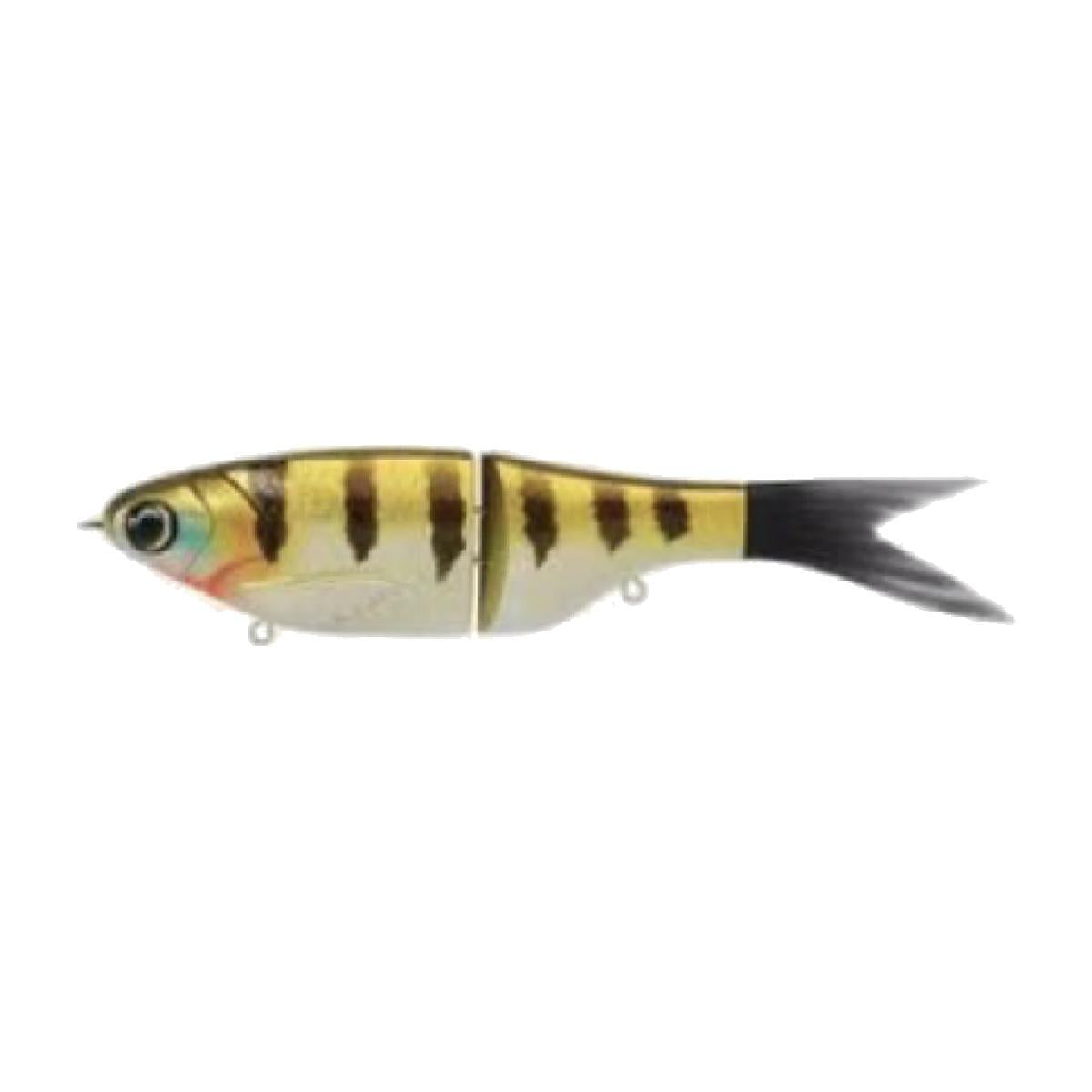 2-Section Glide Swimbait with Bonus 3pack of Alt. Color tails, Slow-Sinking, 8.5 in