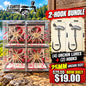 25MM Urchin 4-Pack w/ 2 Urchin Hooks! Hookset Hybrid Retail Boxed Soft Urchin Fishing Lures with Pre-Weighted Hooks