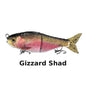 J_Curtis_Customs 5.3" 2-Section Glide Swimbait 1.35oz Slow Sinking Jointed Glide Bait Lure for Bass, Pike, Muskie, Trout & Walleye - 16 Colors