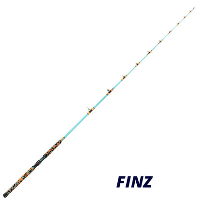 MK 7'6" Rods - Mad Katz Catfish Casting Rod, 1-Piece Medium-Heavy Carbon Fiber, Camo EVA Non-Slip Grip